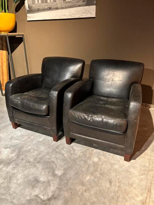 2 Schapenleren Fauteuils igs, Huis en Inrichting, Fauteuils, Gebruikt, Leer, 75 tot 100 cm, 100 tot 125 cm, Ophalen of Verzenden