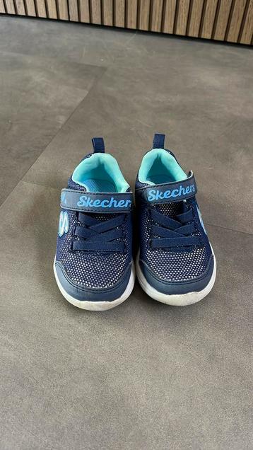 Skechers meisjes sneakers – maat 22 – blauw beschikbaar voor biedingen