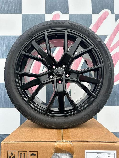 19 inch Audi velgen Q2 Q3 A4 5x112 + Hankook banden, Auto-onderdelen, Banden en Velgen, Banden en Velgen, Zomerbanden, 19 inch