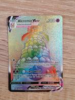 Alcremie vmax rainbow pokemon kaart, Nieuw, Foil, Ophalen of Verzenden, Losse kaart