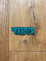 The Cramps embroidered iron-on patch, Blauw, Nieuw, Ophalen of Verzenden, Katoen