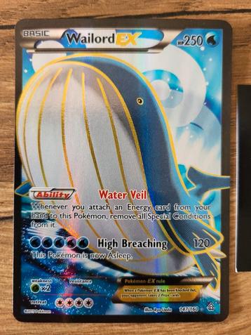 Pokémon kaart Wailord EX (PRC 147)