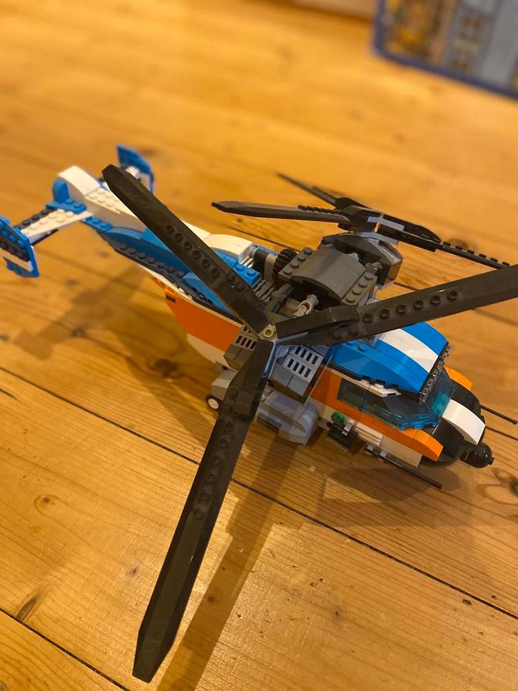 LEGO Creator helikopter, boot en straaljager. Drie in één!, Kinderen en Baby's, Speelgoed | Duplo en Lego, Zo goed als nieuw, Lego