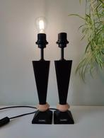 2 x bony design schemerlamp / tafellamp, 80s vintage, Gebruikt, Ophalen of Verzenden