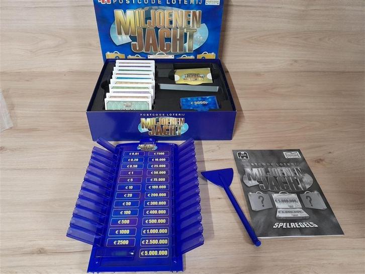 miljoenenjacht postcodeloterij [s1136], Hobby en Vrije tijd, Gezelschapsspellen | Bordspellen, Zo goed als nieuw, Ophalen of Verzenden