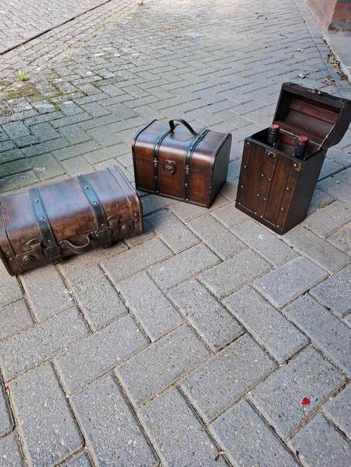 Houten kistjes, Antiek en Kunst, Curiosa en Brocante, Ophalen of Verzenden
