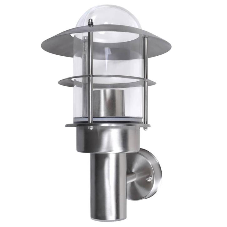 NIEUWE Buitenlamp gevellamp RVS  Op=Op!, Tuin en Terras, Buitenverlichting, Nieuw, Wandlamp, Rvs, 50 tot 250 watt, Netvoeding