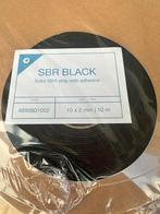 SBR Black rubber strip met lijmlaag – 10x2 mm, Ophalen of Verzenden, Nieuw, Overige materialen, Minder dan 4 cm