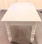 Houten tafel brocante, Huis en Inrichting, Tafels | Eettafels, Ophalen, Gebruikt, Romantisch brocante rustiek, 50 tot 100 cm