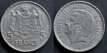 Monaco 5 Frank 1945 beschikbaar voor biedingen