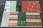 9 kerst scrapbook/achtergrond vellen, Hobby en Vrije tijd, Scrapbooking, Ophalen of Verzenden, Nieuw, Papier of Karton, Overige merken