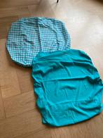 2 hoezen voor baby waskussen/verschoon matras, Ophalen of Verzenden, Gebruikt, Jongetje of Meisje