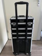 Make up trolley - Visagie koffer - Beauty case - NIEUW, Sieraden, Tassen en Uiterlijk, Nieuw, Ophalen of Verzenden, Hardcase, Zwart