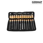 Houtbeitel set 12 stuks Houtbewerking hout snijwerk, Germat, Gereedschap of Toebehoren, Nieuw, Germat