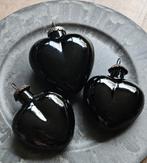 Vintage heksenbal heksenbol witch ball zwart hart kerst, Ophalen of Verzenden, Gebruikt