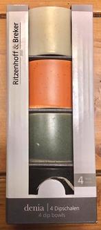 RITZENHOFF & BREKER 4 DENIA DIPSCHAALTJES  / DIP BOWLS, Huis en Inrichting, Keuken | Servies, Ophalen of Verzenden, Nieuw, Keramiek