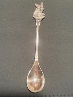 Vintage verzilverd lepeltje bescherm de dieren., Ophalen of Verzenden