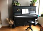 Richard Keller Stuttgart piano industrieel mat zwart, Muziek en Instrumenten, Ophalen of Verzenden, Zo goed als nieuw, Zwart