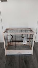 Vogelkooi, Ophalen of Verzenden, Gebruikt, Hout, Vogelkooi