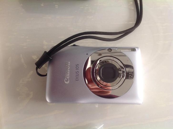Canon IXUS 105 digitale fotocamera met opbergtasje, Audio, Tv en Foto, Fotocamera's Digitaal, Zo goed als nieuw, Compact, Canon