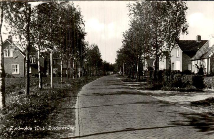 Zuidwolde, Verzamelen, Ansichtkaarten | Nederland, Gelopen, Drenthe, Voor 1920, Ophalen of Verzenden
