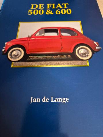 Als nieuw Nederlands Fiat 500 600 boek Jan de Lange Abarth  beschikbaar voor biedingen