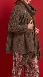 Only-M mohair wollen groen vest 40, Kleding | Dames, Truien en Vesten, Maat 38/40 (M), Only-M, Ophalen of Verzenden, Zo goed als nieuw