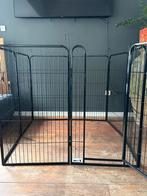 MaxxPet Puppyren - Hondenbench zwart staal, Dieren en Toebehoren, Ophalen, Zo goed als nieuw