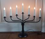 Zwart metalen kerstverlichting kandelaar zweeds @DOC61, Diversen, Kerst, Ophalen of Verzenden, Nieuw