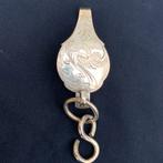 Zeeuws zilveren papegaai tashaak voor beugeltas plm 1780, Ophalen of Verzenden