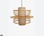 Hanglamp bamboe, Huis en Inrichting, Lampen | Hanglampen, Ophalen, Zo goed als nieuw, Minder dan 50 cm, Hout