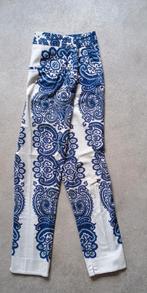 Blauw Witte broek Zara maat 38, Legging, Maat 36/38 (S), Blauw, Ophalen of Verzenden
