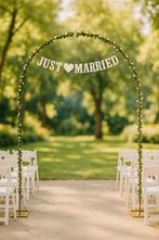 Te huur gouden backdrop voor bruiloft, Ophalen, Zo goed als nieuw, Geboorte of Huwelijk