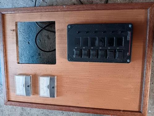 Meters, accuschakelaar, dashboard, schakelpaneel, Watersport en Boten, Bootonderdelen, Zeilboot of Motorboot, Ophalen