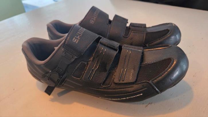 Shimano SPD-SL maat 45 racefiets schoenen, Fietsen en Brommers, Fietsaccessoires | Fietskleding, Zo goed als nieuw, Heren, Schoenen
