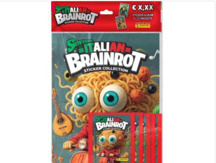 Panini Italian Brainrot starterpack van 5 voor 3 NEW, Hobby en Vrije tijd, Stickers en Plaatjes, Nieuw, Plaatje, Ophalen of Verzenden