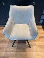 6x Tower Living Riviera Stoel Grijs, Ophalen, Gebruikt, Vijf, Zes of meer stoelen, Stof