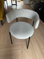 Teddy stof eet tafel stoelen 6 stuks, Huis en Inrichting, Stoelen, Teddy stof, Wit, Ophalen of Verzenden, Zo goed als nieuw