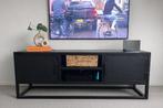 Industrieel metalen TV meubel, Gebruikt, 150 tot 200 cm, Ophalen of Verzenden, Minder dan 100 cm