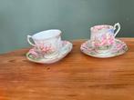 Royal Albert Blossom Time dames en heren kop en schotel, Antiek en Kunst, Antiek | Servies los, Ophalen of Verzenden