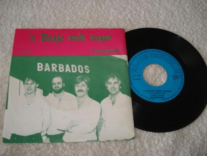 Barbados  een bosje rode rozen      Orgineel, Cd's en Dvd's, Vinyl Singles, Zo goed als nieuw, Single, Nederlandstalig, Ophalen of Verzenden