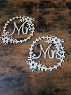 Mr en mrs bordjes hh, Onbekend, Nieuw, Ophalen of Verzenden, Losse verkoop