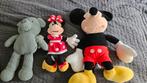 Disney mickey minnie mouse knuffels, Ophalen of Verzenden, Zo goed als nieuw