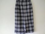 Grijze wollen kokerrok, rok met chic ruitpatroon maat 36, Kleding | Dames, Rokken, Ophalen of Verzenden, Zo goed als nieuw, Knielengte