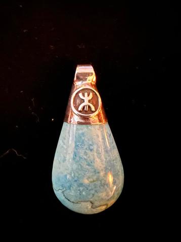 Zilveren Goodtimes Hanger Turquoise 925 beschikbaar voor biedingen