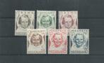 Nederland 1946, NVPH 454 t/m 459, Ongebruikt., Postzegels en Munten, Postzegels | Nederland, Verzenden, Na 1940, Postfris