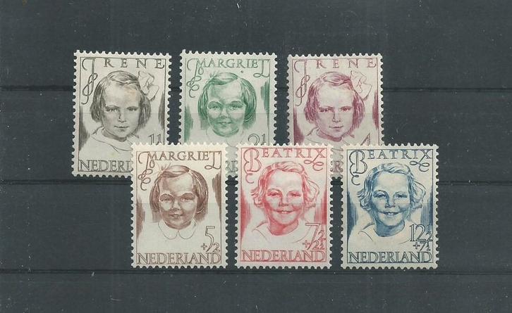 Nederland 1946, NVPH 454 t/m 459, Ongebruikt., Postzegels en Munten, Postzegels | Nederland, Postfris, Na 1940, Verzenden