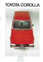 Toyota Corolla brochure auto (To02), Boeken, Verzenden, Zo goed als nieuw, Toyota