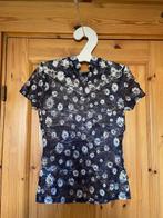 Blouse top zwart margrieten Shein S korte mouw, Zwart, Ophalen of Verzenden, Zo goed als nieuw, Korte mouw