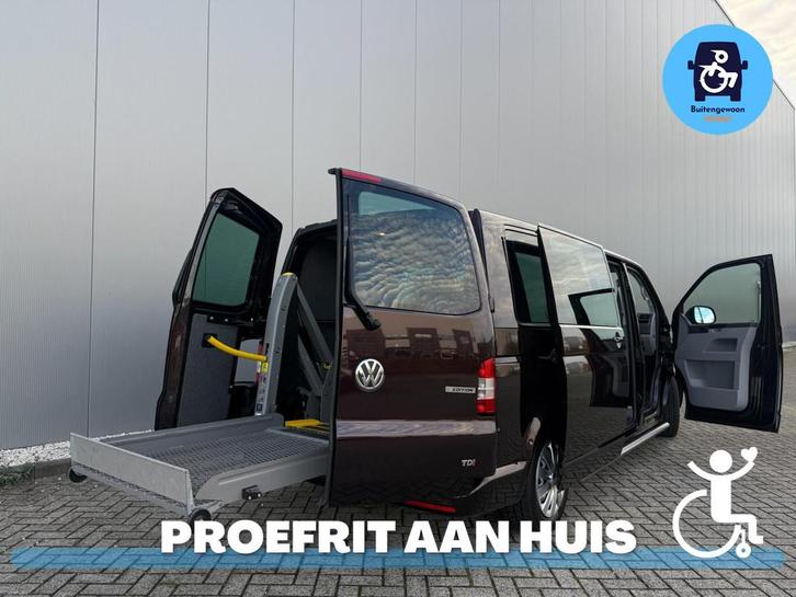 Volkswagen Transporter T6 Rolstoelbus Automaat DSG (Airco), Auto's, Bestelauto's, Bedrijf, Te koop, Aangepast voor mindervaliden
